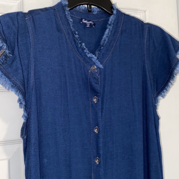 Splendid Chambray Jumpsuit - Picture 2 of 5